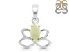 Libyan Desert Glass Butterfly Pendant LDG-RDEP-883.