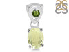 Libyan Desert Glass & Moldavite Pendant LDG-RDP-551-MLD-LOOP.