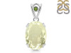 Libyan Desert Glass & Moldavite Pendant LDG-RDP-744-MLD-LOOP.
