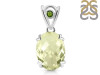 Libyan Desert Glass & Moldavite Pendant LDG-RDP-745-MLD-LOOP.