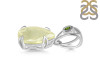 Libyan Desert Glass & Moldavite Pendant LDG-RDP-746-MLD-V-LOOP.