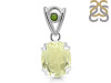 Libyan Desert Glass & Moldavite Pendant LDG-RDP-749-MLD-LOOP.
