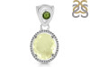 Libyan Desert Glass & Moldavite Pendant LDG-RDP-755-MLD-LOOP.