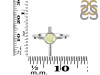 Libyan Desert Glass Holy Cross Ring LDG-RDR-2143.