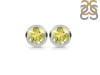Lemon Quartz Stud Earring LEM-RDE-1433.