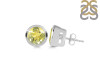Lemon Quartz Stud Earring LEM-RDE-1433.