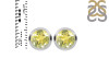 Lemon Quartz Stud Earring LEM-RDE-1243.