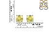 Lemon Quartz Stud Earring LEM-RDE-1349.