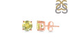 Lemon Quartz Stud Earring LEM-RDE-1349.