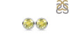 Lemon Quartz Stud Earring LEM-RDE-1426.