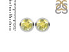Lemon Quartz Stud Earring LEM-RDE-1244.