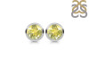 Lemon Quartz Stud Earring LEM-RDE-1244.