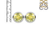Lemon Quartz Stud Earring LEM-RDE-1434.