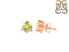 Lemon Quartz Stud Earring LEM-RDE-1568.