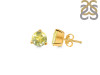 Lemon Quartz Stud Earring LEM-RDE-1568.