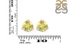 Lemon Quartz Stud Earring LEM-RDE-1569.