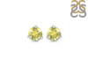 Lemon Quartz Stud Earring LEM-RDE-1569.