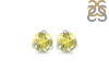 Lemon Quartz Stud Earring LEM-RDE-1570.
