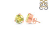 Lemon Quartz Stud Earring LEM-RDE-1570.