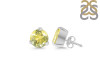 Lemon Quartz Stud Earring LEM-RDE-1570.