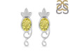 Lemon Quartz Stud Earring LEM-RDE-5.
