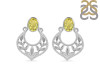 Lemon Quartz Stud Earring LEM-RDE-51.