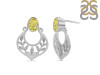 Lemon Quartz Stud Earring LEM-RDE-51.