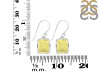 Lemon Quartz  Earring LEM-RDE-711.