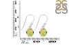 Lemon Quartz  Earring LEM-RDE-713.
