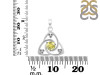 Lemon Quartz Triangle Pendant LEM-RDEP-878.
