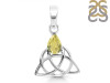 Lemon Quartz Triquetra Pendant LEM-RDEP-892.