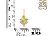 Lemon Quartz & White Topaz Pendant LEM-RDP-729.