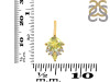Lemon Quartz & White Topaz Pendant LEM-RDP-729.