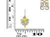 Lemon Quartz & White Topaz Pendant LEM-RDP-729.