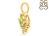 Lemon Quartz & White Topaz Pendant LEM-RDP-729.