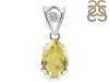 Lemon Quartz Pendant LEM-RDP-752-V-LOOP.