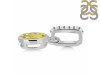 Lemon Quartz & White Topaz Pendant LEM-RDP-780-CZ-LOOP.