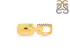 Lemon Quartz & White Topaz Pendant LEM-RDP-954-CZ-LOOP.