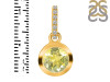Lemon Quartz & White Topaz Pendant LEM-RDP-960-CZ-LOOP.