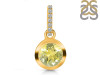 Lemon Quartz & White Topaz Pendant LEM-RDP-992-CZ-LOOP.