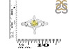 Lemon Quartz Angel Ring LEM-RDR-2150.