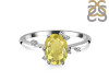 Lemon Quartz & White Topaz Ring LEM-RR-318.