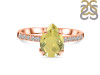 Lemon Quartz & White Topaz Ring LEM-RR-344A.