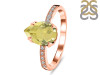 Lemon Quartz & White Topaz Ring LEM-RR-344A.