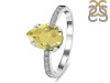 Lemon Quartz & White Topaz Ring LEM-RR-344A.