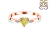 Lemon Quartz & White Topaz Ring LEM-RR-425.