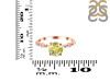 Lemon Quartz & White Topaz Ring LEM-RR-426.