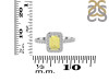 Lemon Quartz & White Topaz Ring LEM-RR-432.