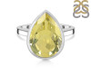 Lemon Quartz Ring LEM-RDR-2855.