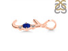 Lapis & White Topaz Alphabet J Pendant LLP-RDA-10.